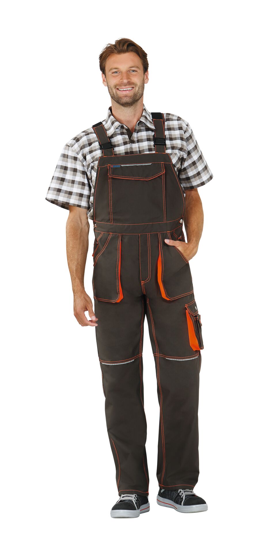 Planam® - Basalt Neon Latzhose