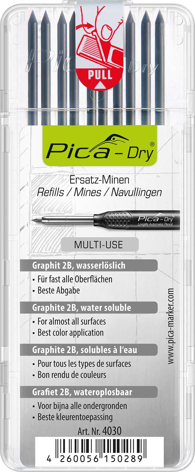 Pica® - Dry Ersatzminen Graphit