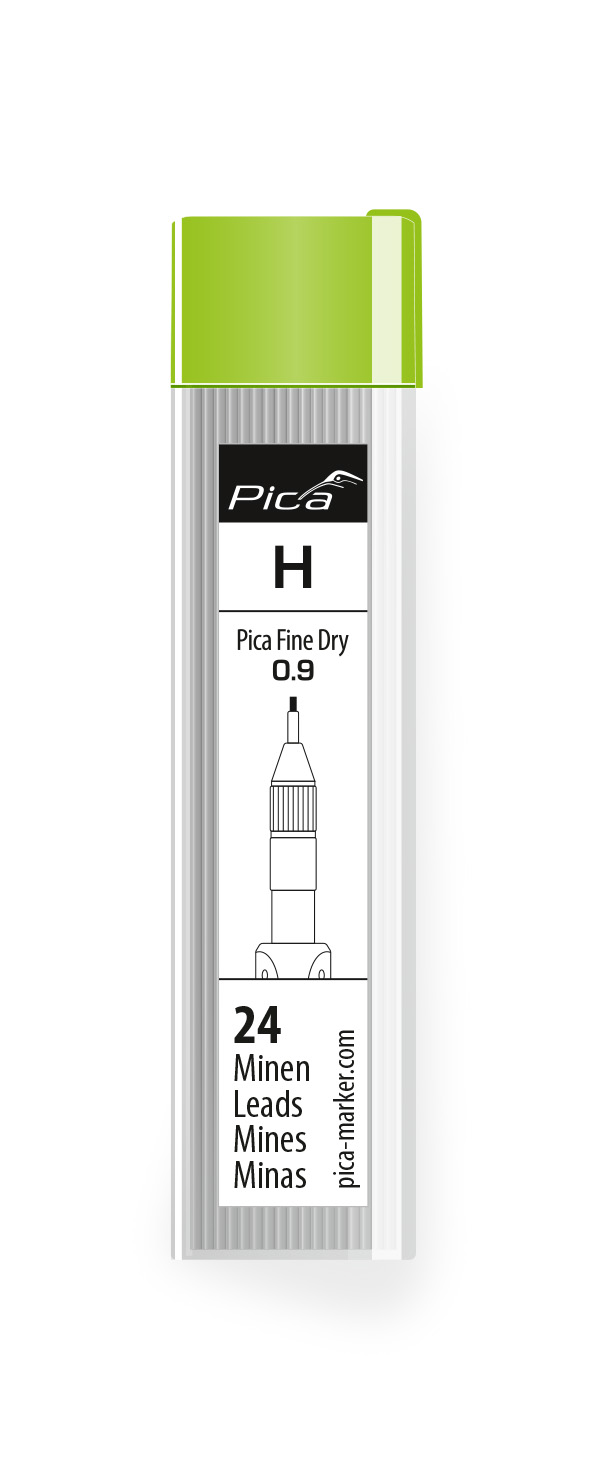Pica® - Fine Dry Ersatzminen Graphit, Härte H