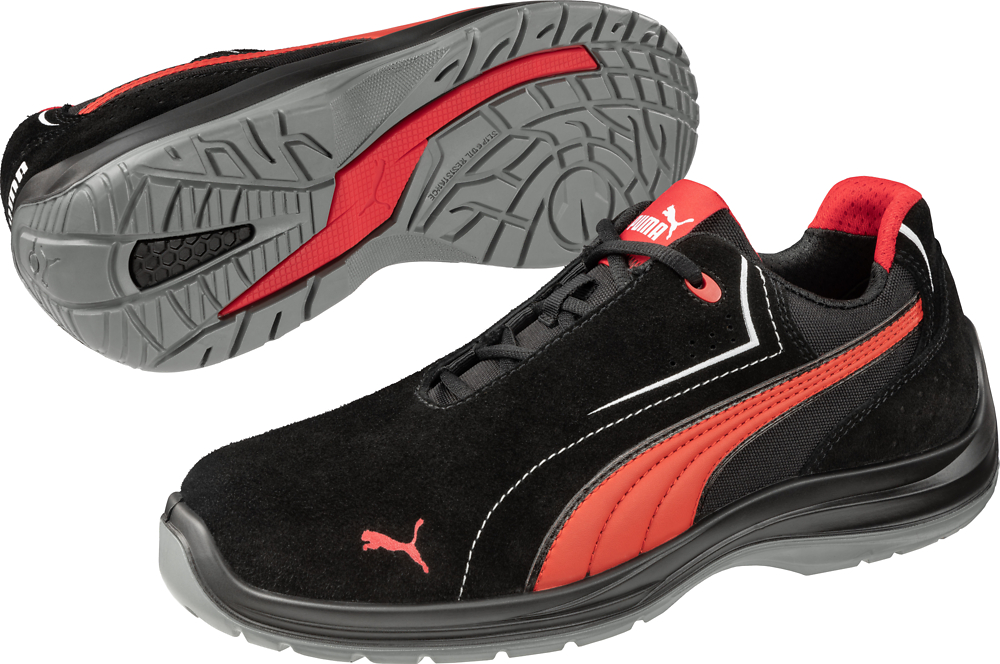 Puma® - Touring Black Suede Low S3